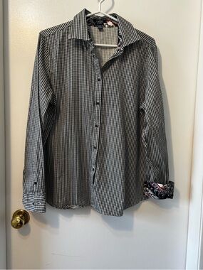 Chaps Herringbone Button-Down Shirt  No-Iron Top